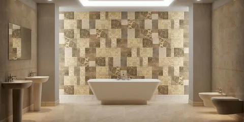 سرامیک کف ساختمان با جلوه منظم و نمایی شیک